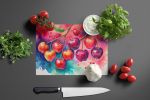 NEW Colorful Cherries Glass Cutting Board Decorative Tempered Glass Kitchen Cutting and Serving Board Large Size Chopping Board