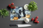 NEW Japanese Chin Fall Kitchen Pumpkins Glass Cutting Board Decorative Tempered Glass Kitchen Cutting and Serving Board Large Size Chopping Board