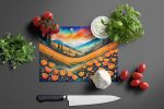 NEW California Poppies in Color Glass Cutting Board Decorative Tempered Glass Kitchen Cutting and Serving Board Large Size Chopping Board